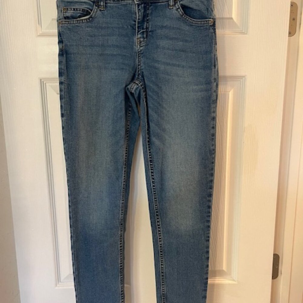 Justice Girls Mid Rise Super Skinny Denim Jeans